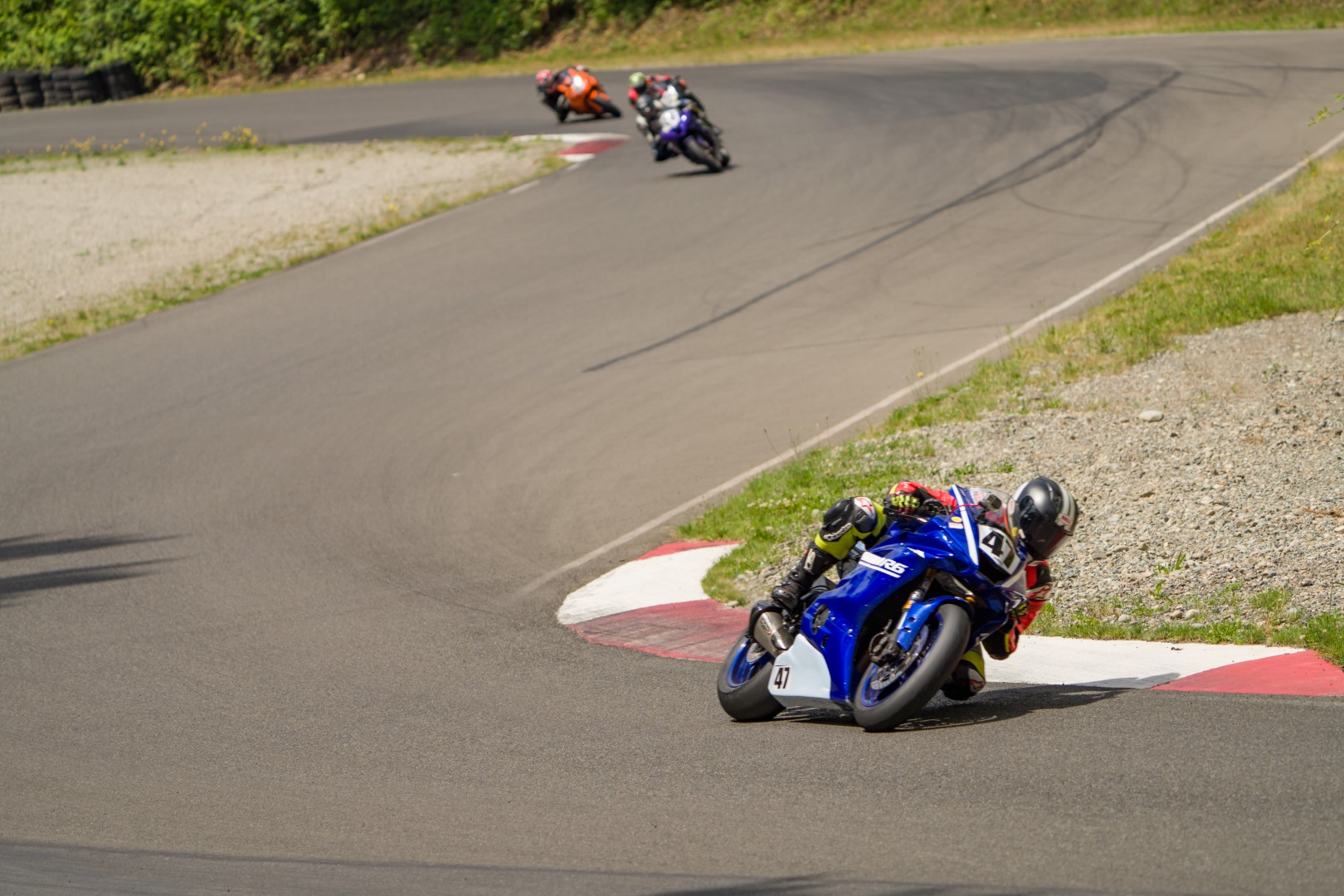 Headed up Turn 7. Photo by Louis Stevenson